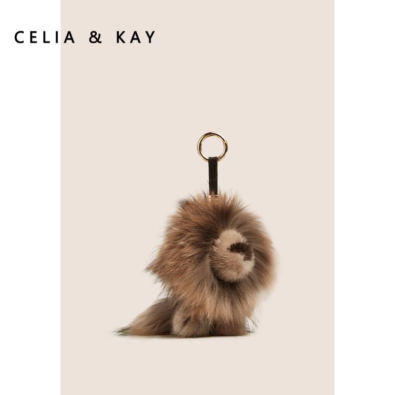 Luxury Bags For Kids - Luxury Real Mink Fur Lion Pendant