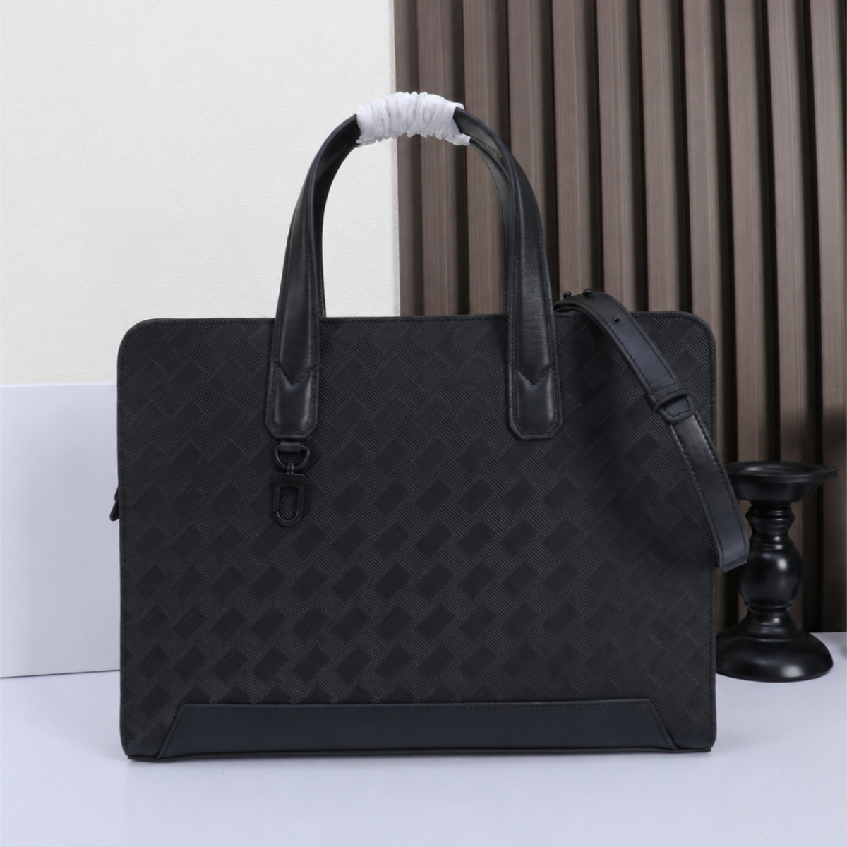Briefcase Leather Slim - Men's Top-Handle Bags Luxury Designer Briefcase