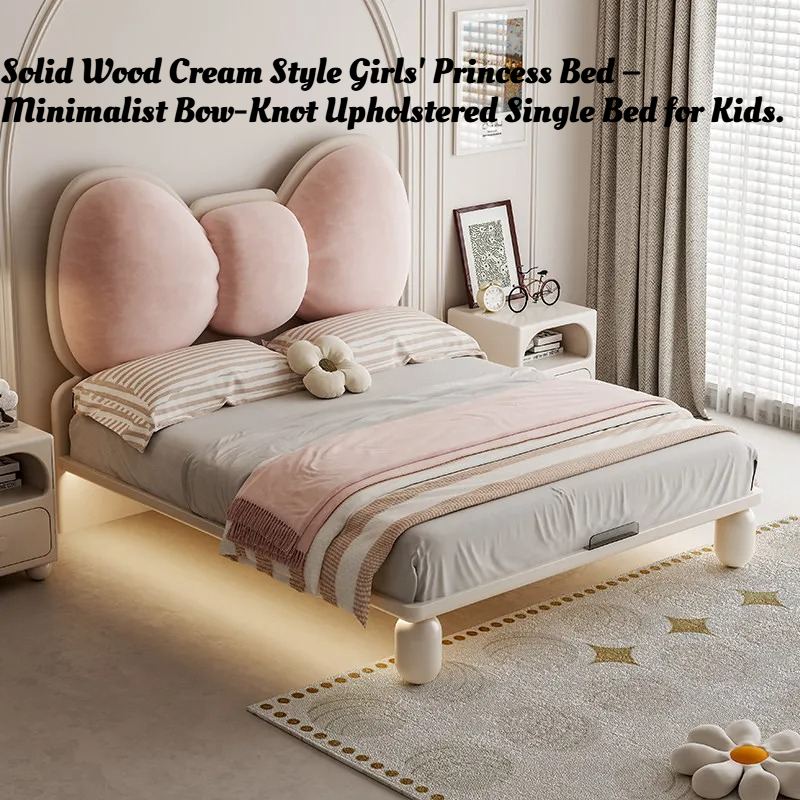 Luxury Bags For Kids - Cream Style Children's Bed Kids Minimalist