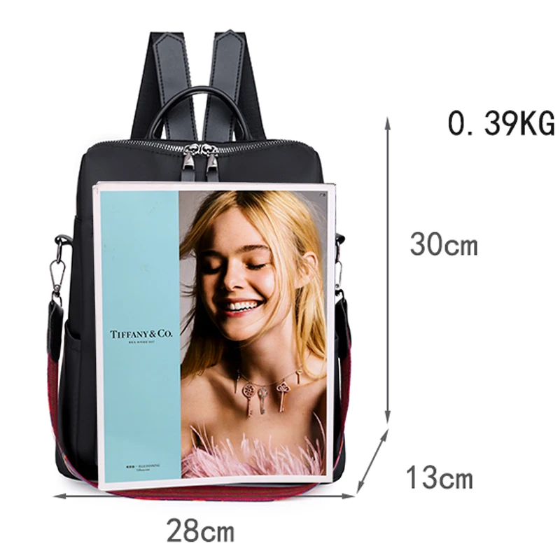 Women Oxford Backpack with Rib - Luxury Bags Women Brands recension och pris