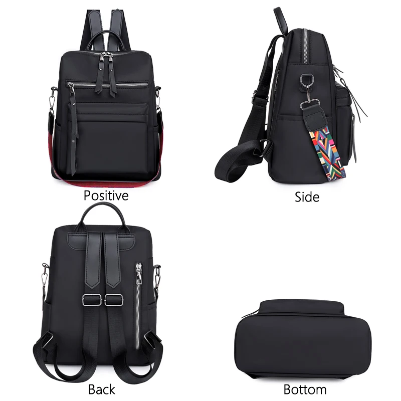 Women Oxford Backpack with Rib - Luxury Bags Women Brands recension och pris