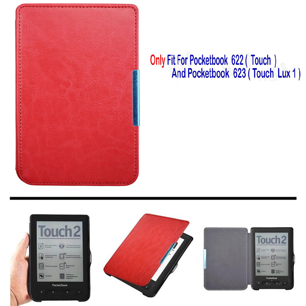 Compatible with Pocketbook 622 - Briefcase Leather Slim recension och pris