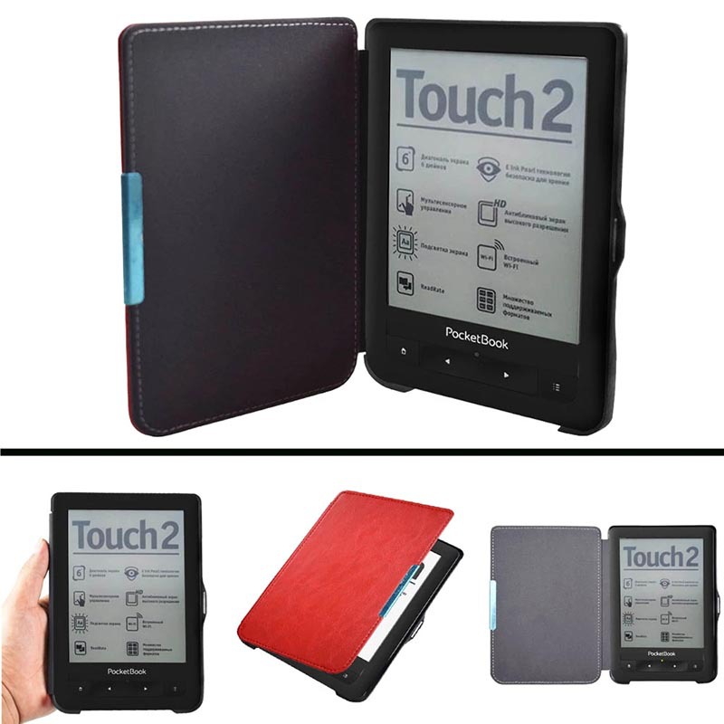Compatible with Pocketbook 622 - Briefcase Leather Slim recension och pris