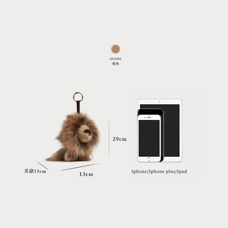 Luxury Real Mink Fur Lion Pend - Luxury Bags For Kids recension och pris