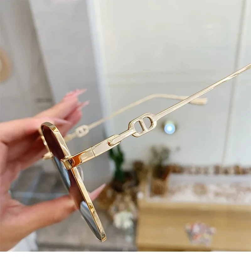 New Sunglasses Women Rimless S - Women Luxury Bags Ysl recension och pris