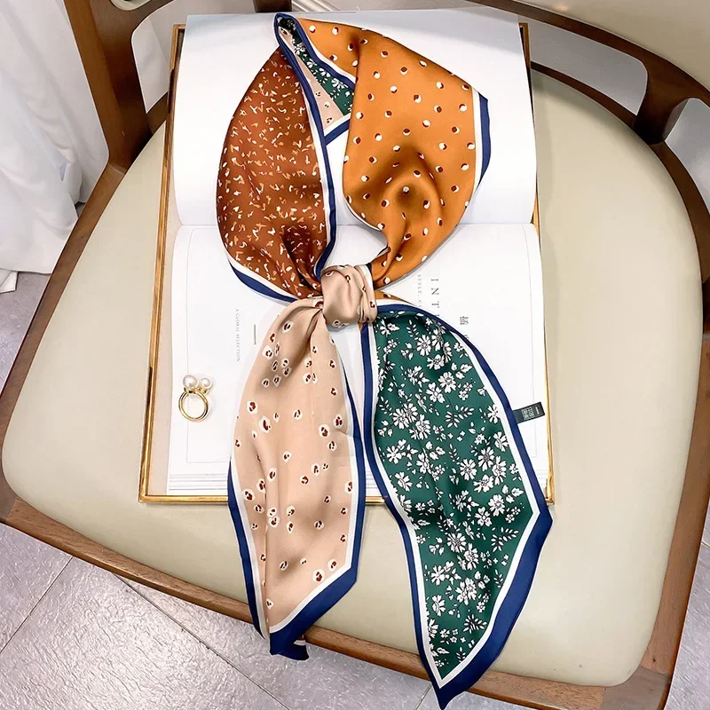 Design Print Skinny Scarf Plai - Luxury Bags Women Brands recension och pris