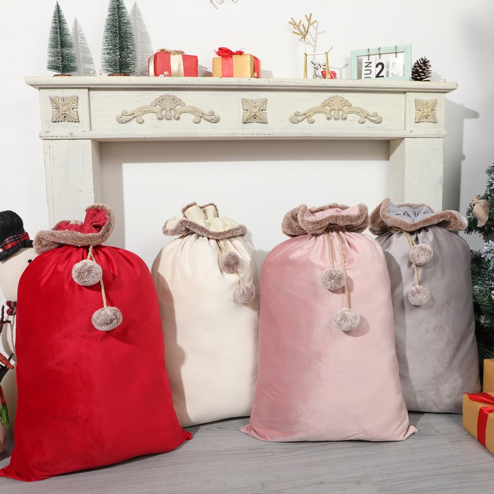 Velvet Christmas Santa Sack Dr - Luxury Bags For Kids recension och pris