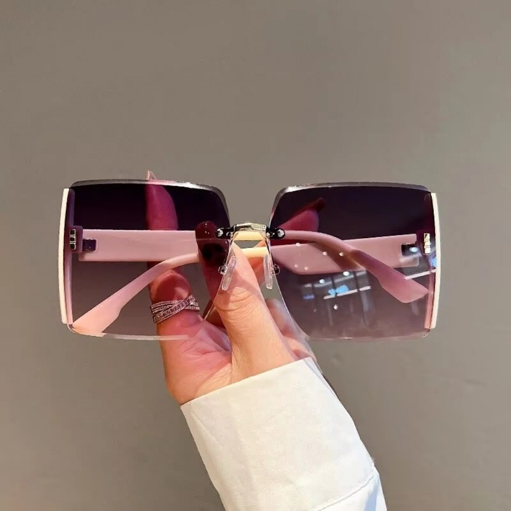 Square Frameless Retro Sunglas - Women Luxury Bags Ysl recension och pris