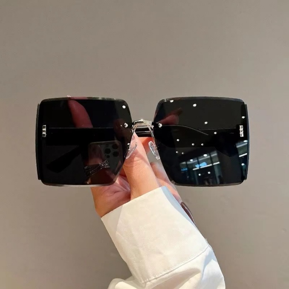 Square Frameless Retro Sunglas - Women Luxury Bags Ysl recension och pris