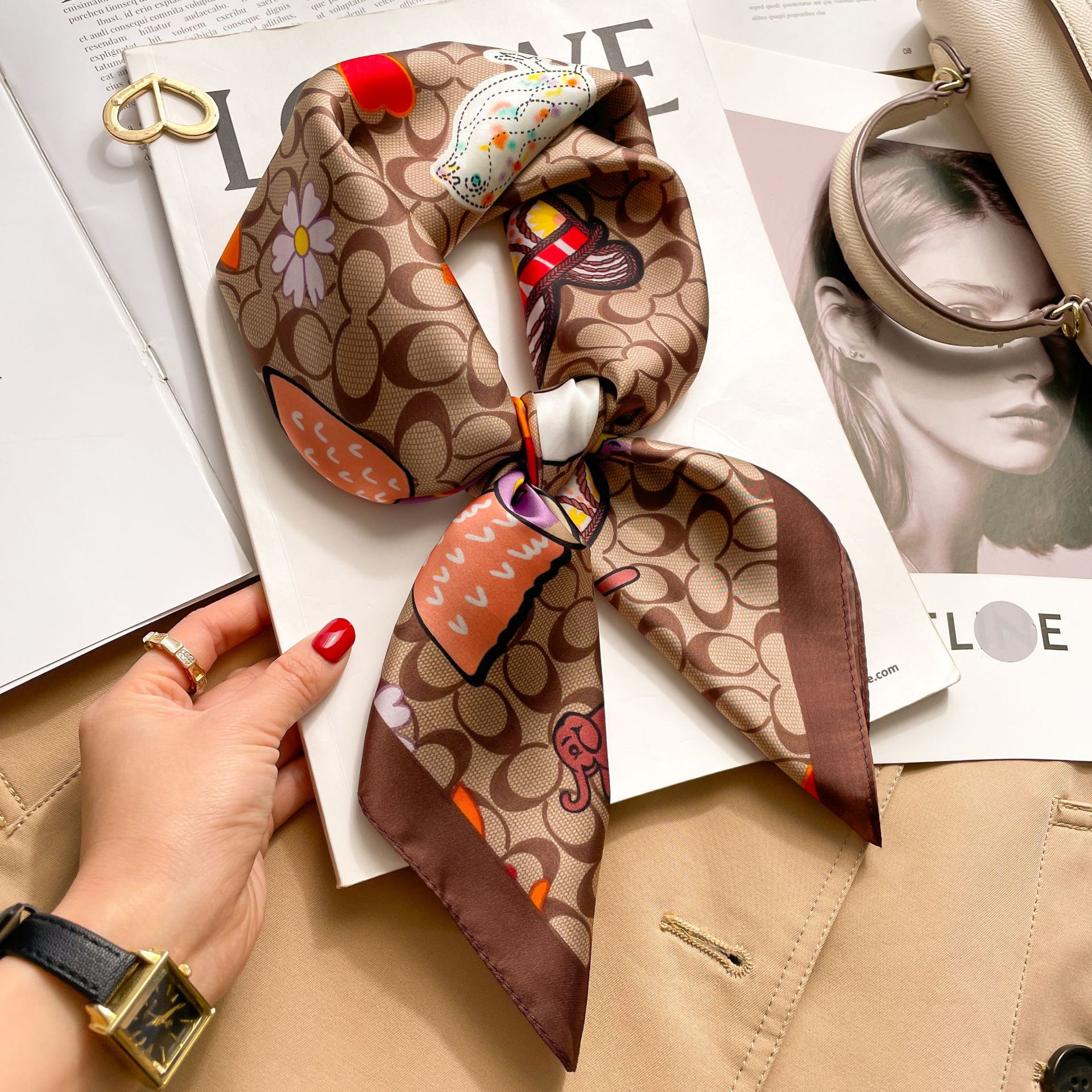 New Silk Square Scarf Women Lu - Luxury Bags Duffle recension och pris