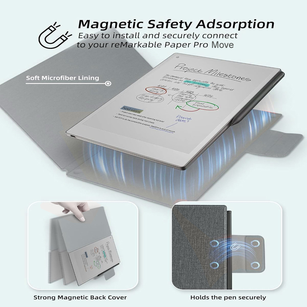 Case for reMarkable Paper Pro  - Briefcase Leather Slim recension och pris