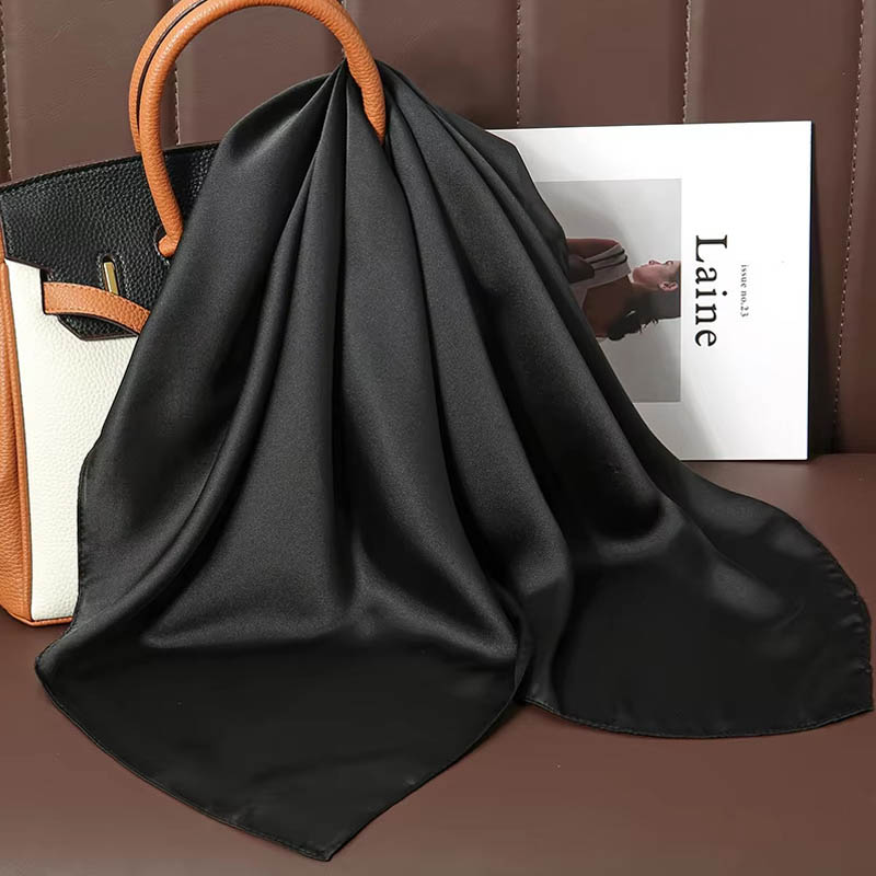 Luxury Solid Color Silk Square - Luxury Bags Duffle recension och pris