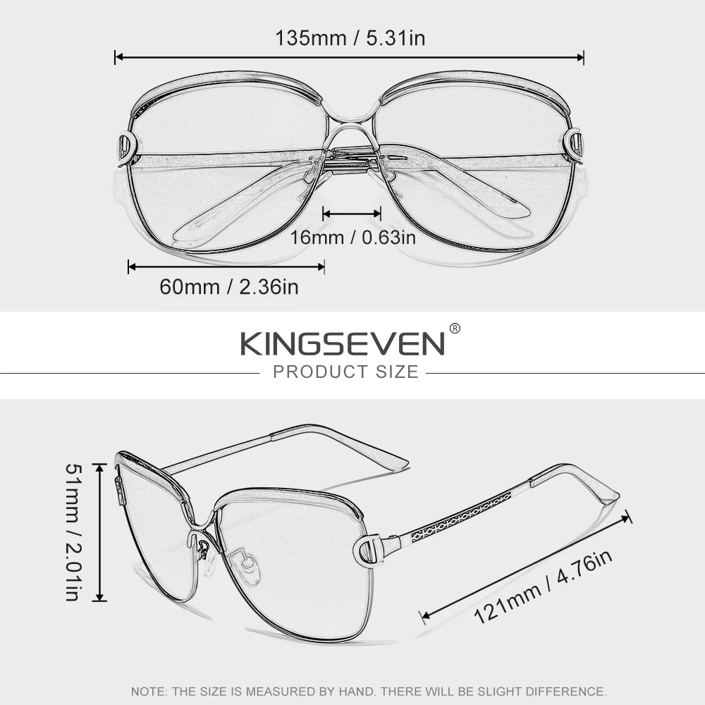 KINGSEVEN Fashion Women Sungla - Women Luxury Bags Ysl recension och pris