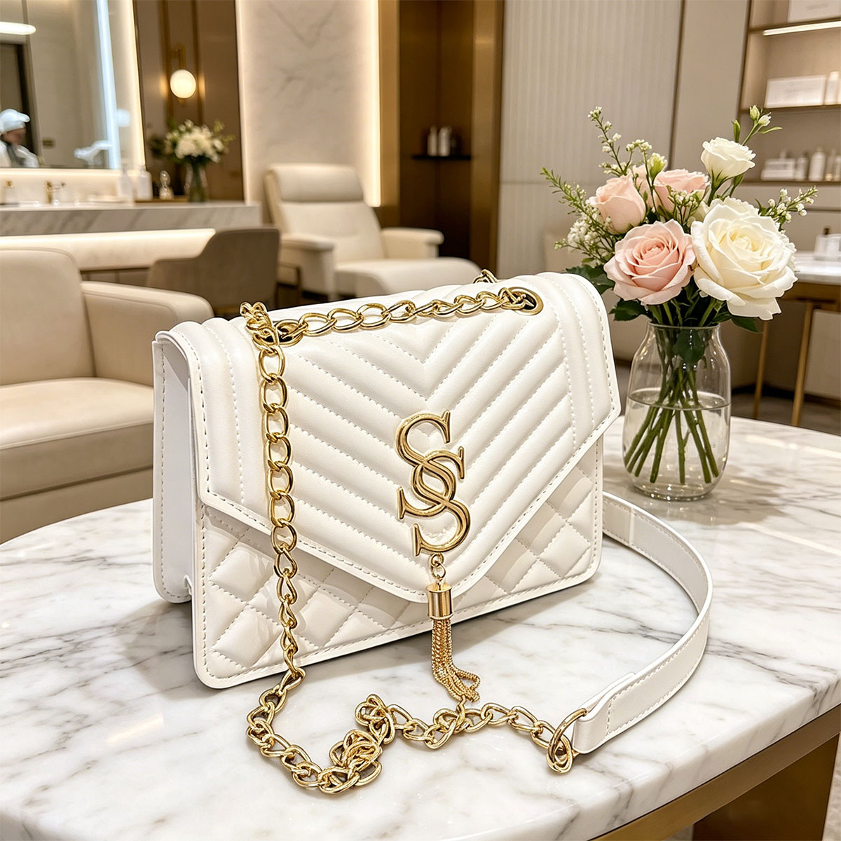 Elegant and Fashionable Argyle - Women Luxury Bags Ysl recension och pris