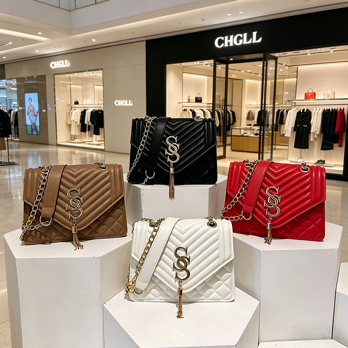 Elegant and Fashionable Argyle - Women Luxury Bags Ysl recension och pris