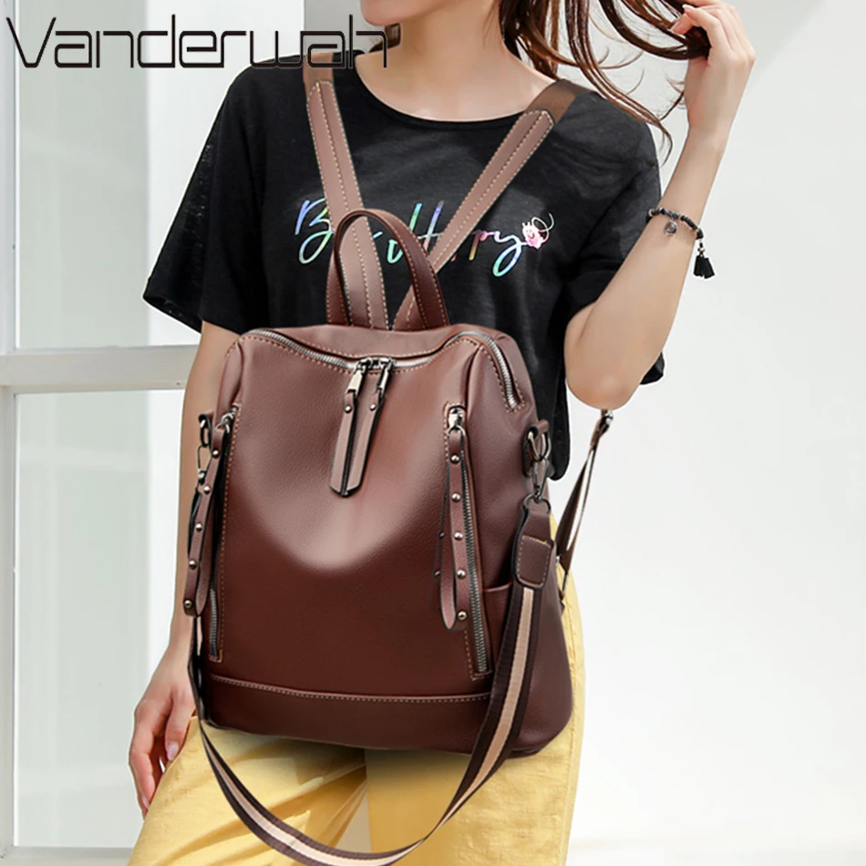 Brand Luxury Backpacks Soft Le - Luxury Bags Women Brands recension och pris