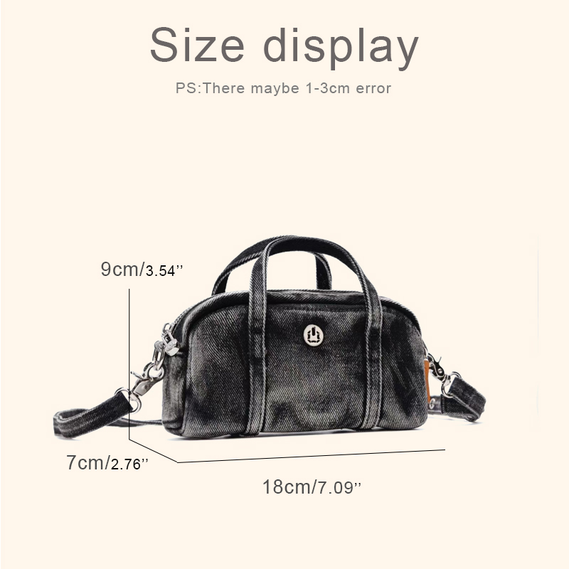 Korean Casual Mini Denim Box B - Luxury Bags Mini recension och pris