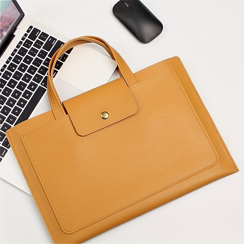 1pcs Waterproof PU Leather Lap - Briefcase Leather Slim recension och pris