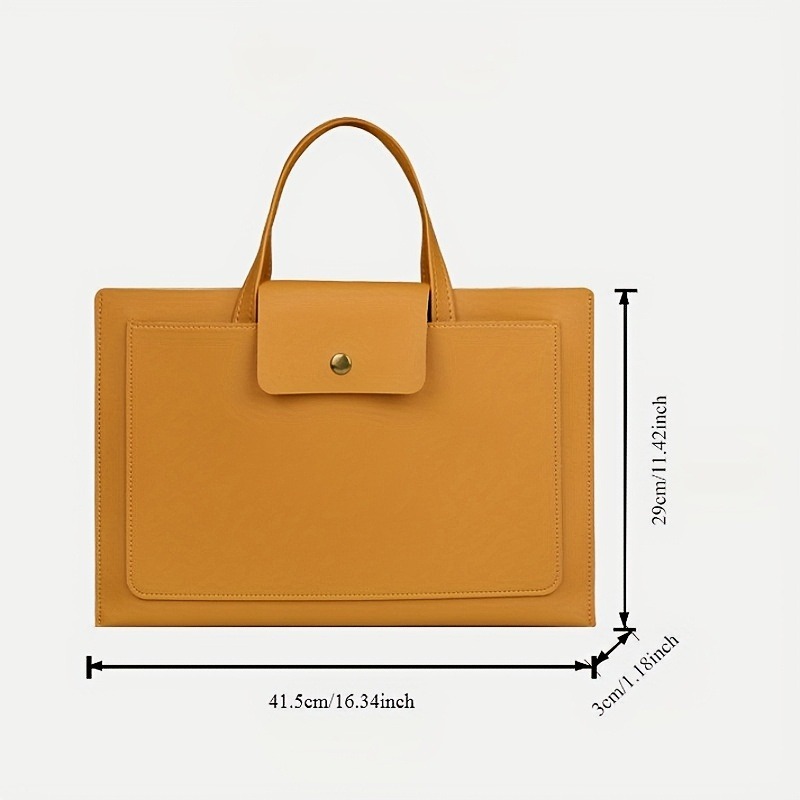 1pcs Waterproof PU Leather Lap - Briefcase Leather Slim recension och pris
