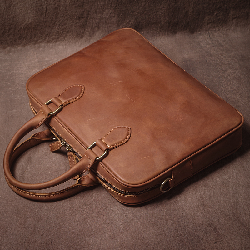 GURO Men Crazy Horse Cowhide B - Luxury Bags For Men recension och pris