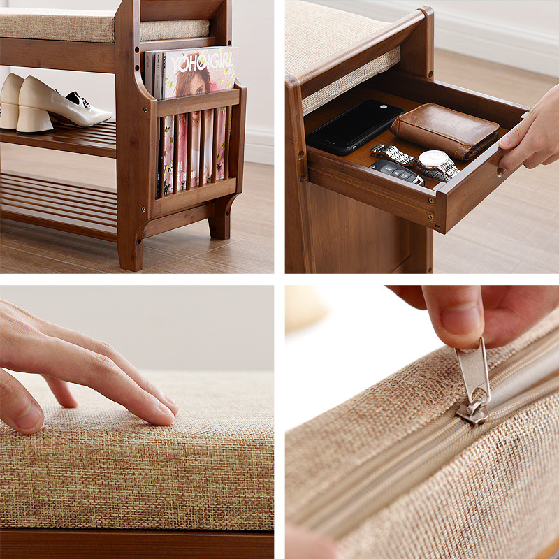 Retro style bamboo shoe cabine - Luxury Bags Level recension och pris