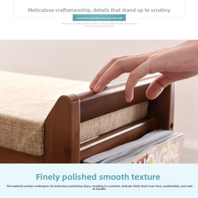 Retro style bamboo shoe cabine - Luxury Bags Level recension och pris