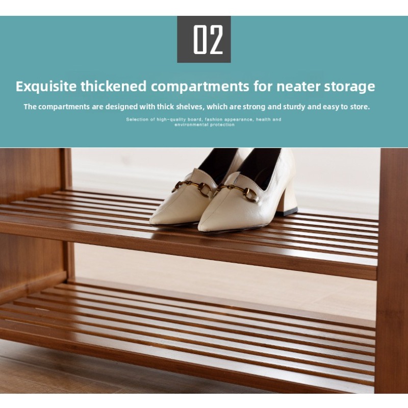 Retro style bamboo shoe cabine - Luxury Bags Level recension och pris