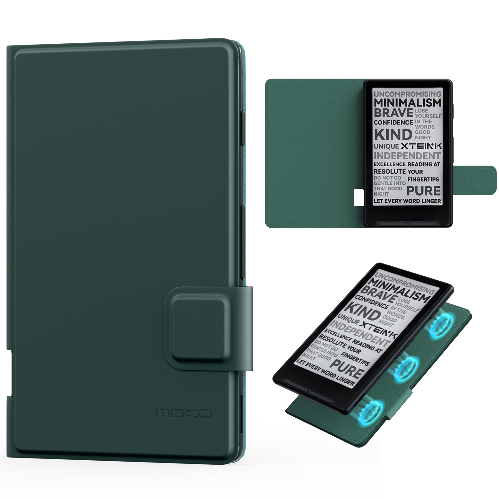 MoKo Magnetic Case for XTEINK  - Briefcase Leather Slim recension och pris