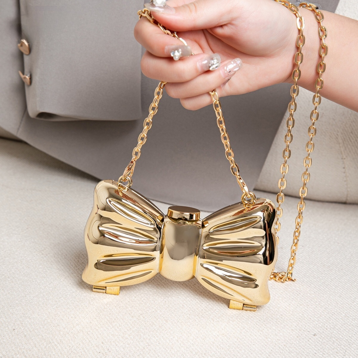 Luxury Fashion Metal Mini Hand - Luxury Bags Mini recension och pris