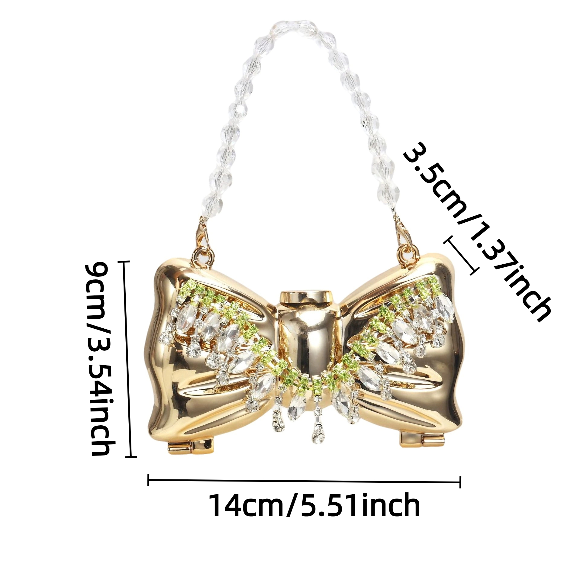 Luxury Fashion Metal Mini Hand - Luxury Bags Mini recension och pris